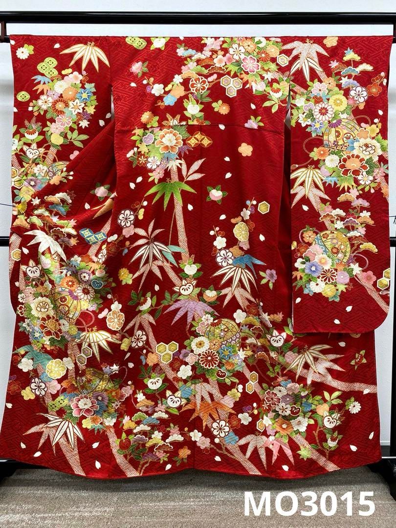 振袖 豪華 型友禅 刺繍 金駒 金彩 紋意匠 身丈172cm 振袖 豪華 型友禅 刺繍 金駒 金彩 紋意匠 身丈172cm - メルカリ
