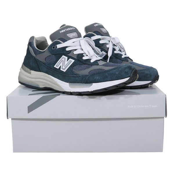 NEW BALANCE ニューバランス U992NY Made in USA ネイビー スニーカー