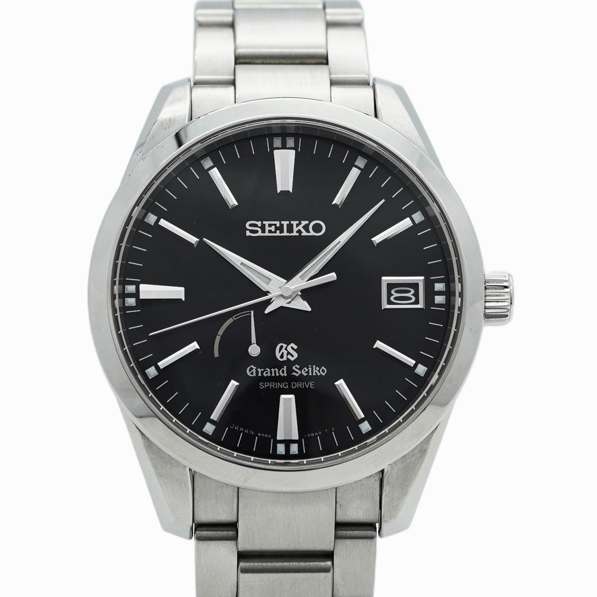 5wwm0202 セイコー グランドセイコー SBGA101 黒文字盤 腕時計 メンズ