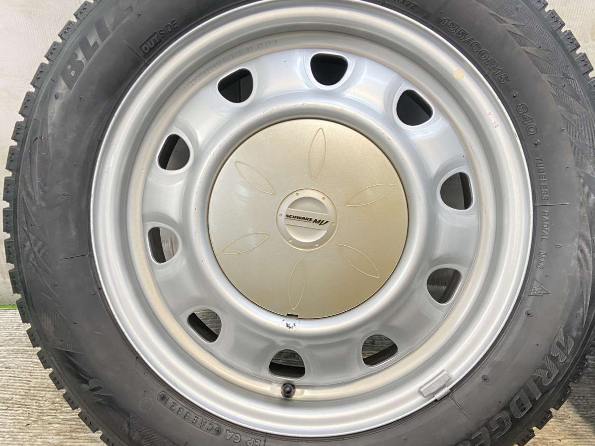 未来 185|60R15 ブリヂストン ブリザック VRX2 SCHWARZ 15x5.5 100|114.3-4穴 タイヤ スタッドレスタイヤ ホイールセット 4本セット w15251007956 今すぐ一括検索！