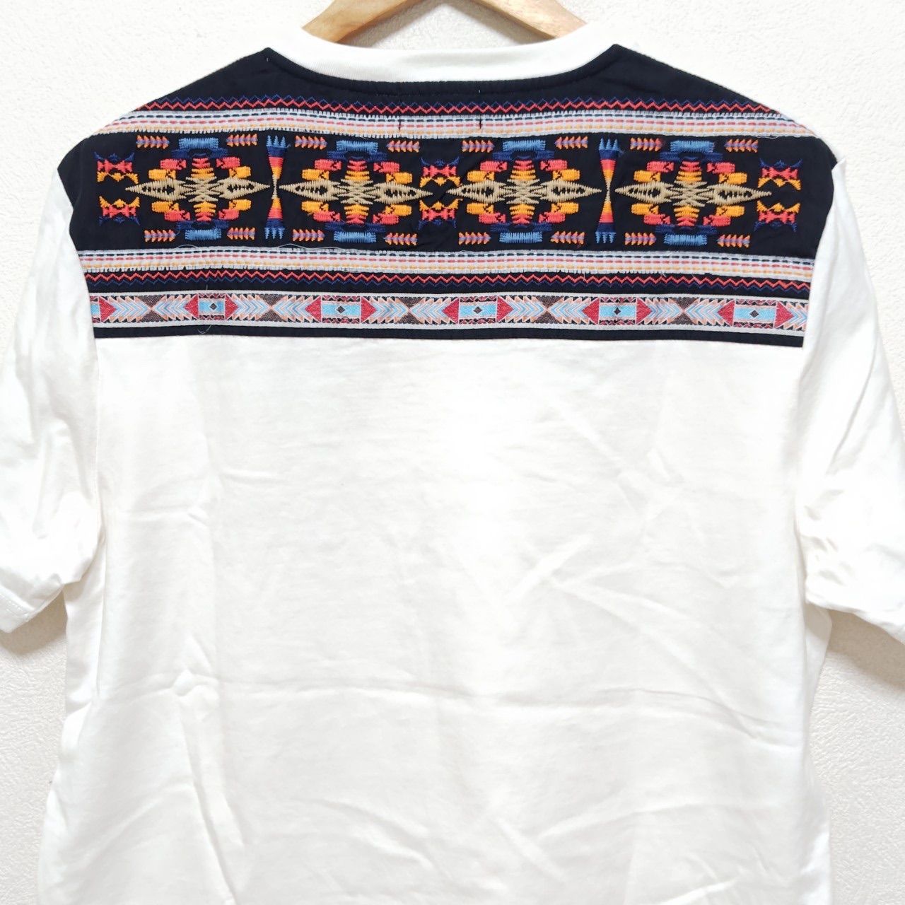 メンズ Tシャツ エスニック柄 ネイティブ柄 民族柄 肩落ち a1274 th-01034.jpg