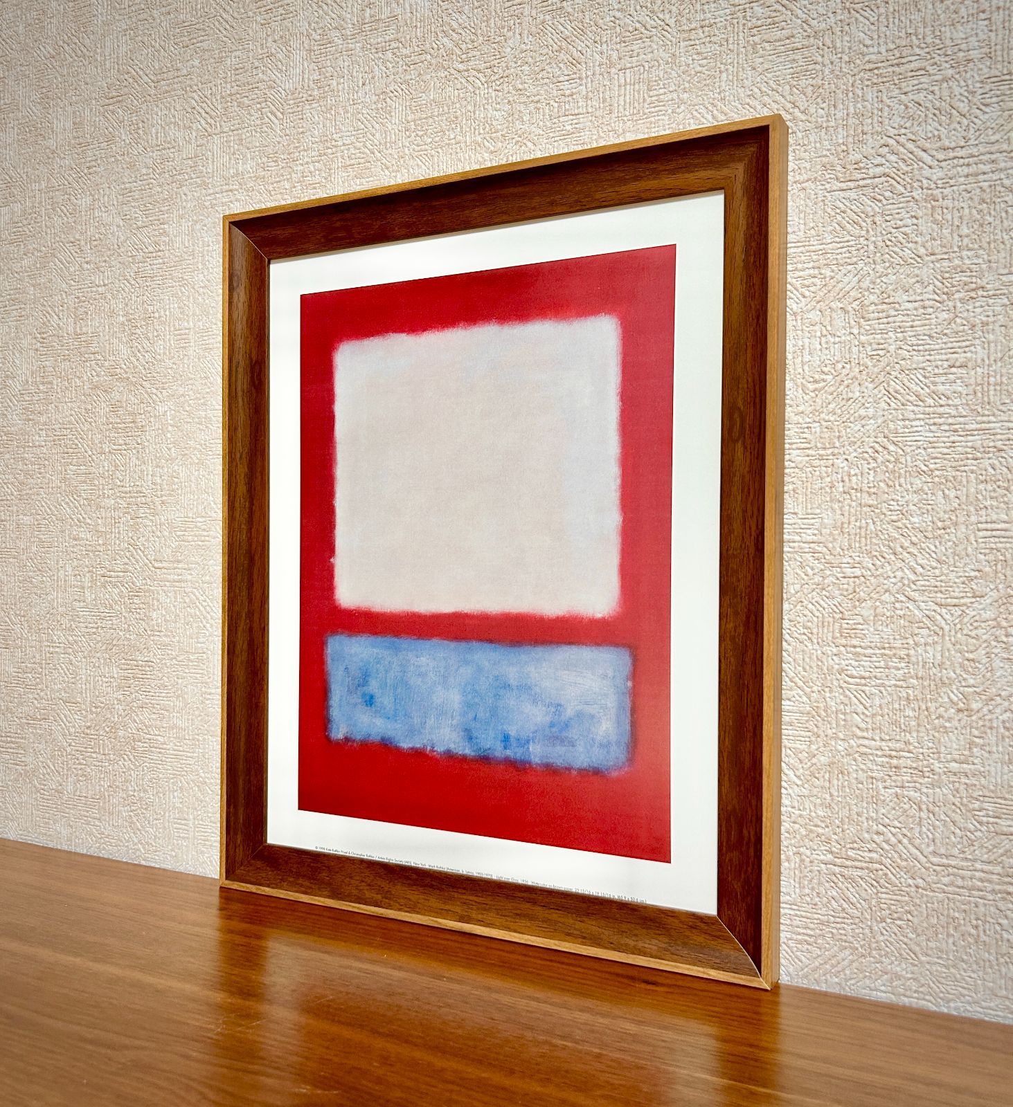 額装済/Light over Gray 1956/マークロスコ/ポスター/アート 新品☆額縁付アートポスター☆マーク・ロスコ☆Mark Rothko☆抽象画
