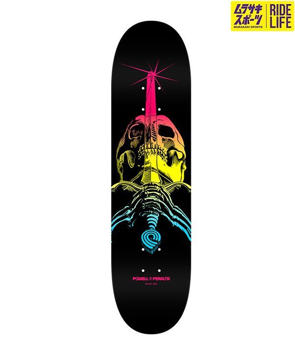 POWELL PERALTA パウエルペラルタ スケートボード デッキ 8.0inch SKULL&SWORD COLBY FADE