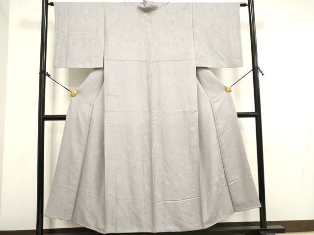 平和屋着物□上質な色無地 辻が花地紋 藤色 正絹 逸品