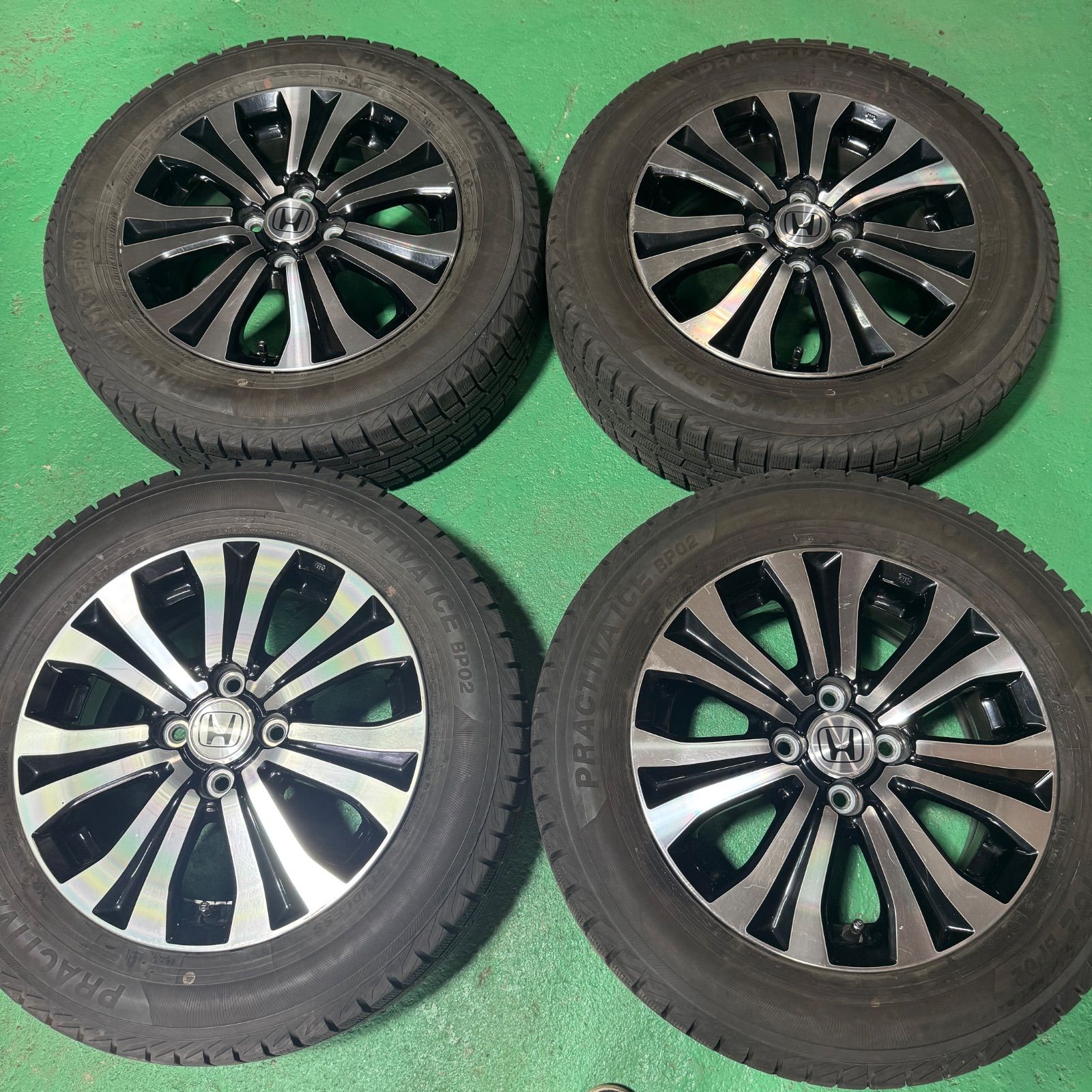 中古スタッドレス ホンダ フリード 純正 15インチ 5.5j +50