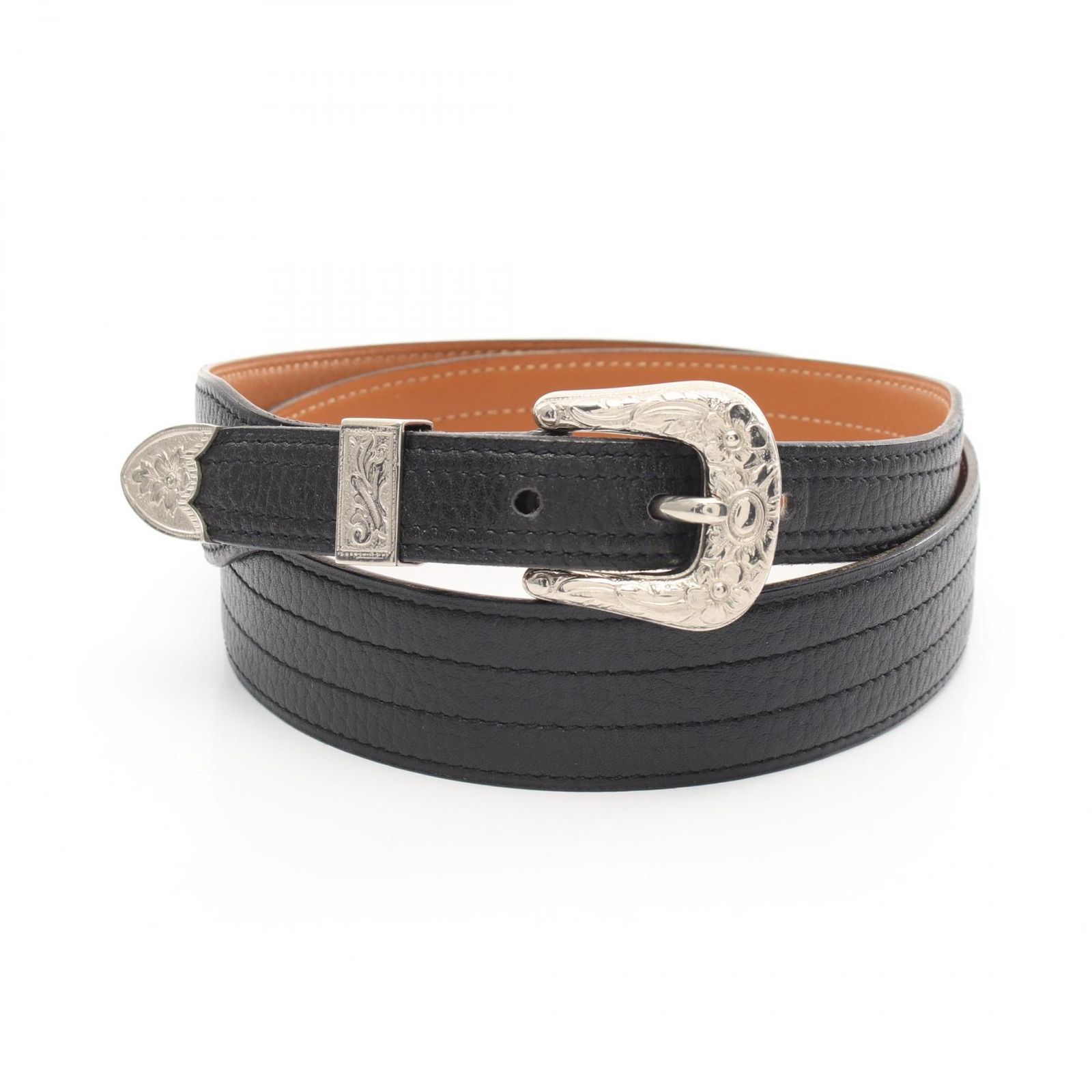 オークリー ベルト y2k 00s アーカイブ スカルバックル OAKLEY(オークリー) 00's leather craft buckle belt レザー