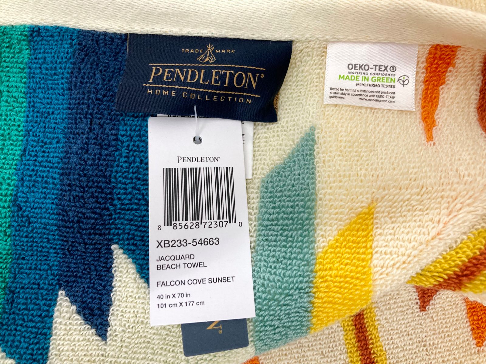 新品】 PENDLETON (ペンドルトン) Oversized Jacquard Spa Towel タオルケット ビーチタオル ブランケット  XB233-54663 アウトドア 雑貨/028 - メルカリ