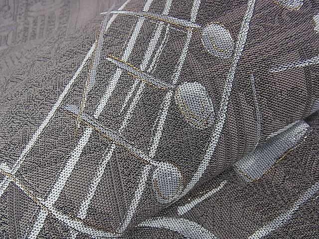 平和屋本店□極上 1897年創業 名門岡野 本場筑前博多織 千年工房 六通