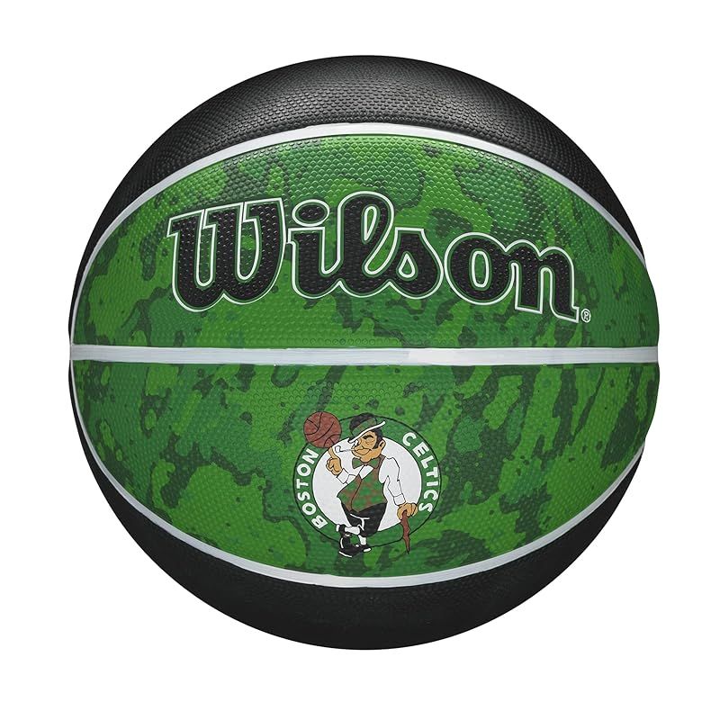 Wilson(ウイルソン) バスケットボール NBA TEAM TIEDYE BSKT BOSTON CELTICS (7号球 NBA チーム タイダイ ボストン セルティックス) メンズ WTB1500XBBOS 7号/ 直径約24.5cm GREEN 1