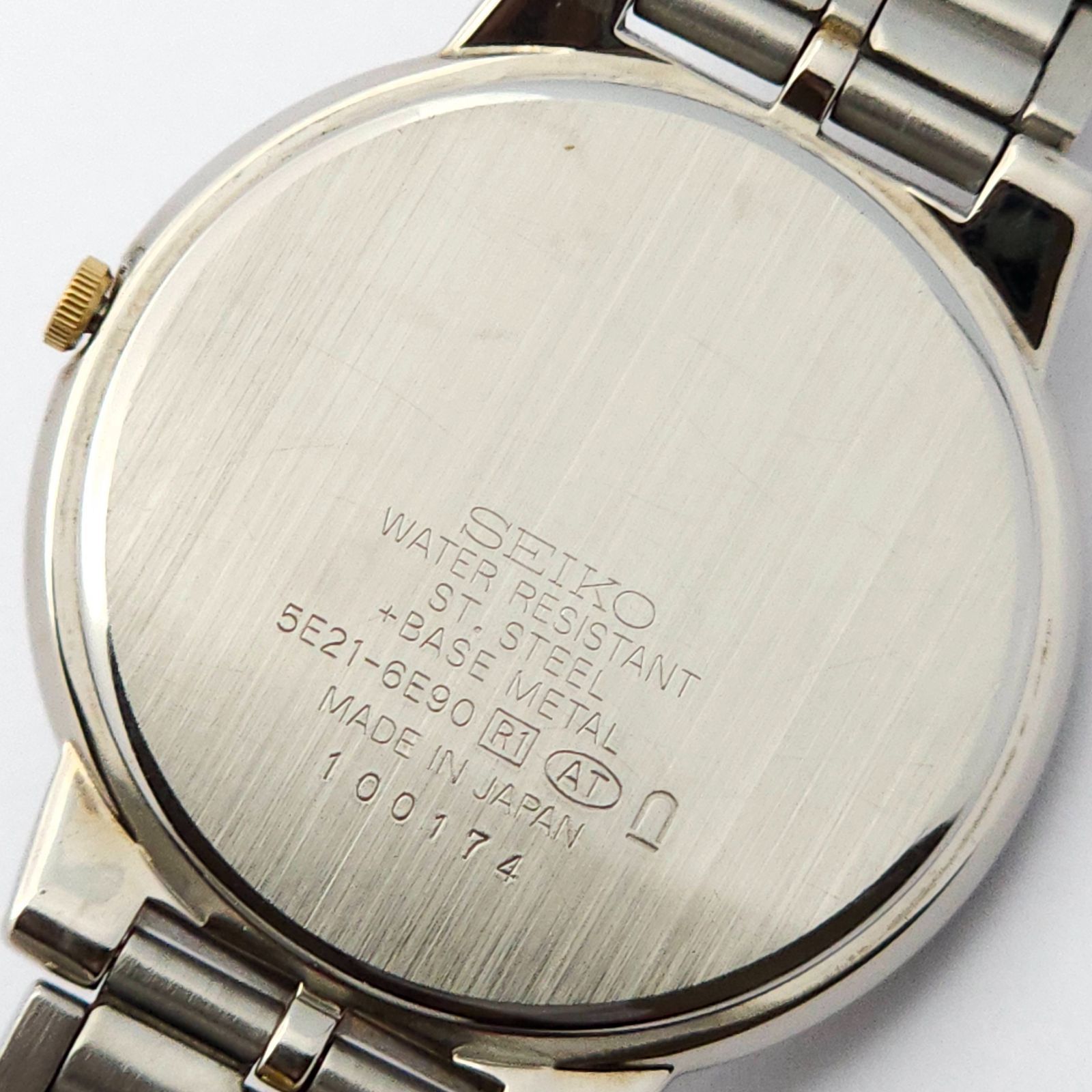 ☆美品 SEIKO セイコー ルーセント 5E21-6E90 QZ 動作品 コンビ