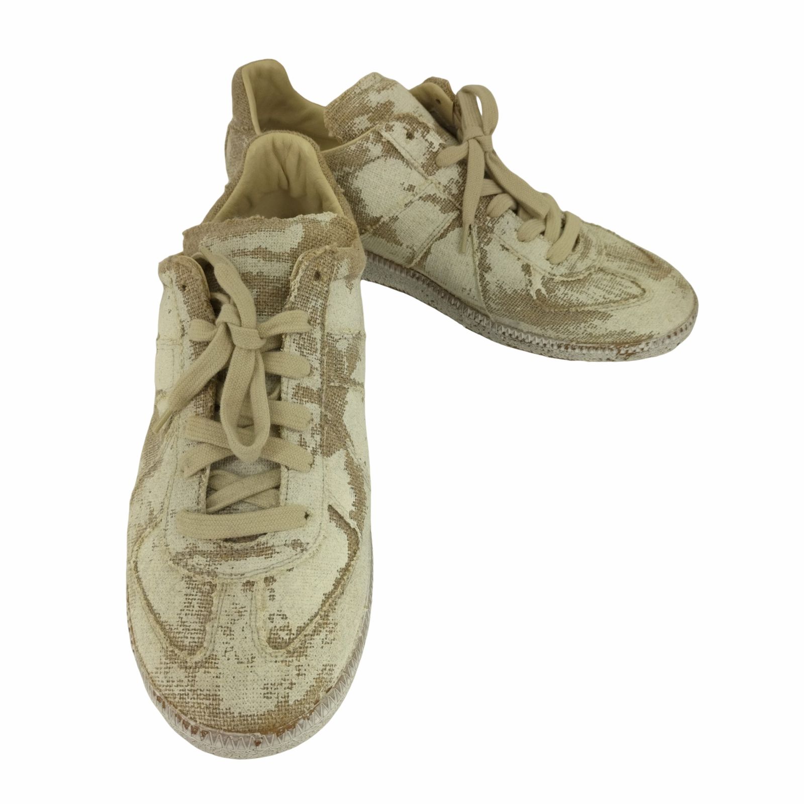 メゾンマルジェラ Maison Margiela 22 ペンキコーティングキャンバスジャーマントレーナー メンズ  39