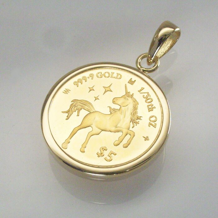 2025年限定品 純金 コインネックレス 金貨 24金 K24 1/30oz 1/30
