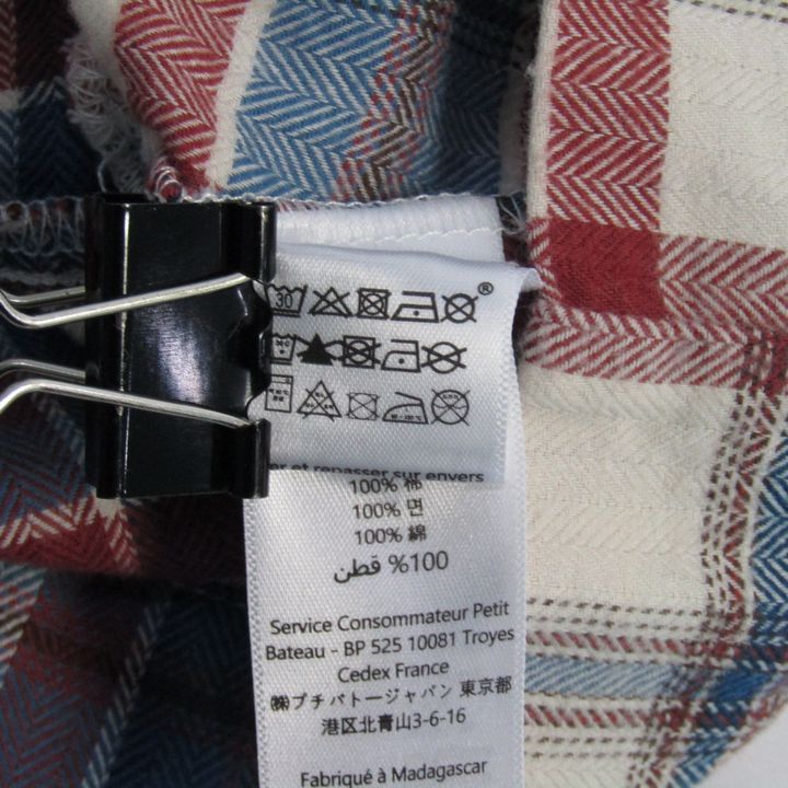 petit bateau プチバトー　2019A/W グレーチェックワンピース petit bateau プチバトー 2019A/W グレーチェックワンピース