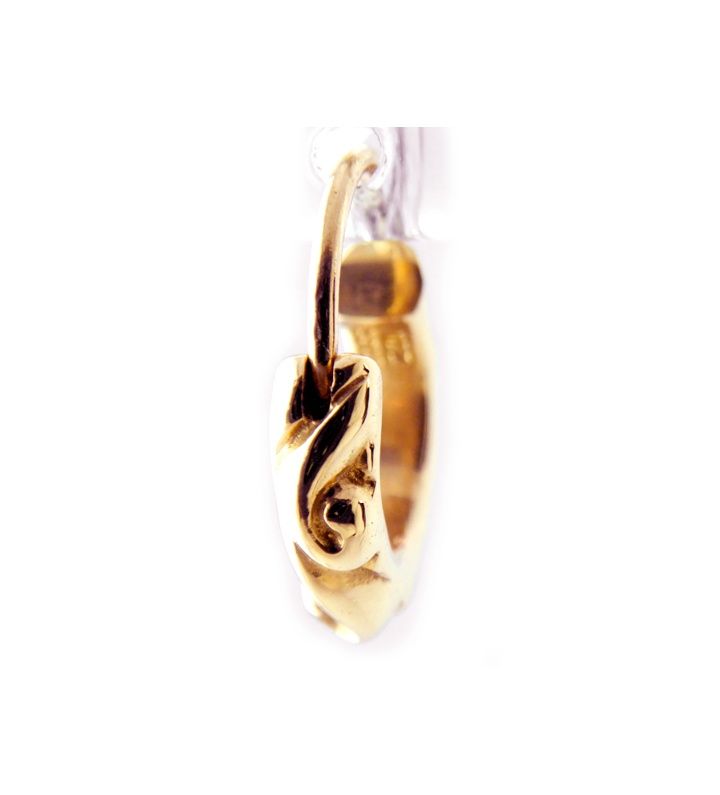 クロムハーツ CHROME HEARTS 【 22K TNY HOOP SCRL 】 22K