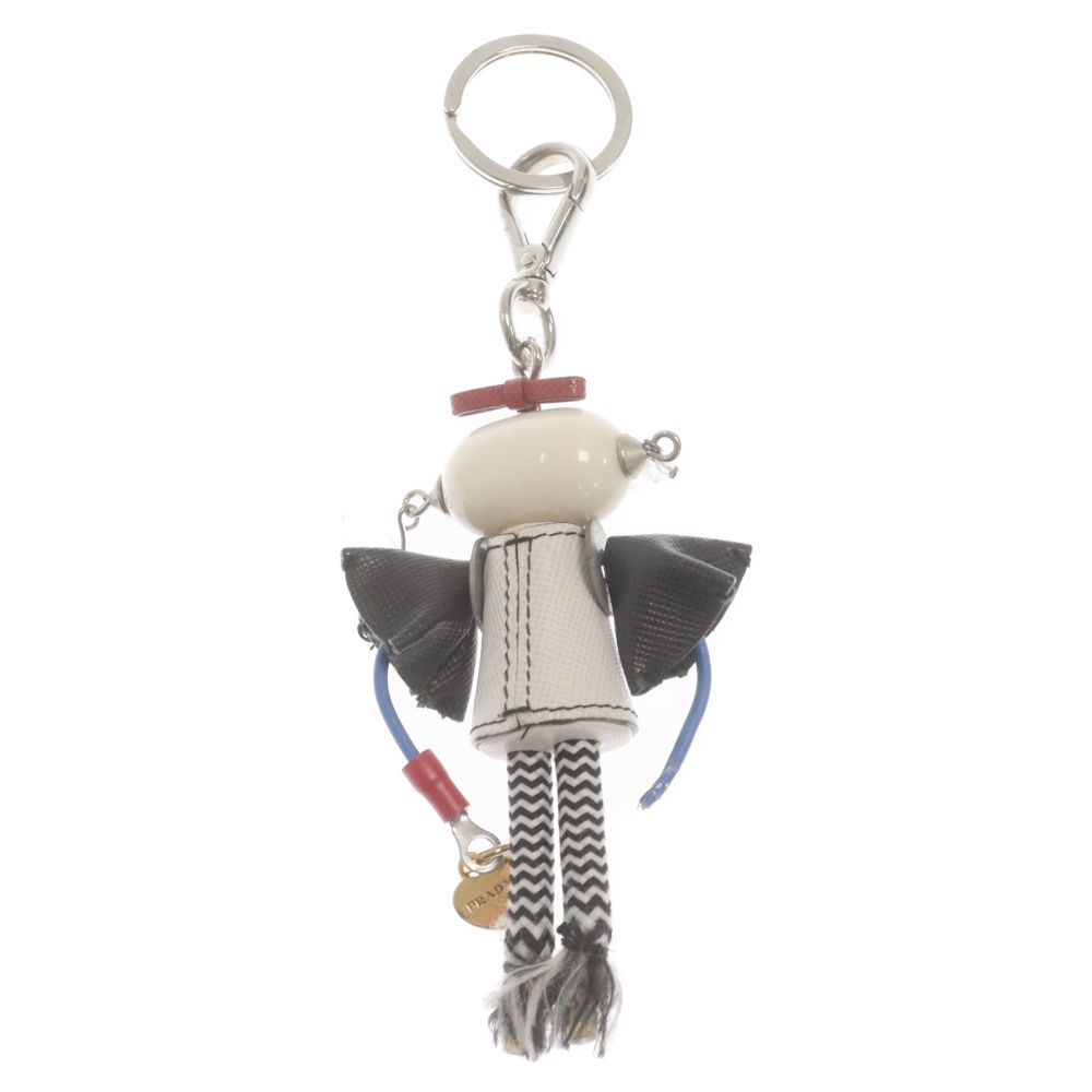PRADA ロボット saffiano サフィアーノ チャーム キーホルダー PRADA