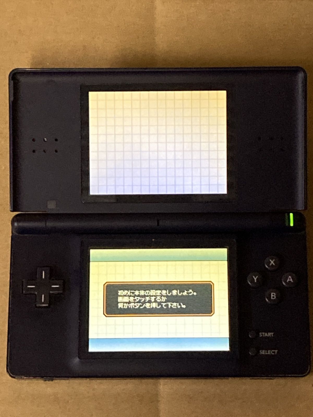 25【ジャンク品】Nintendo DS Lite 本体 エナメルネイビー