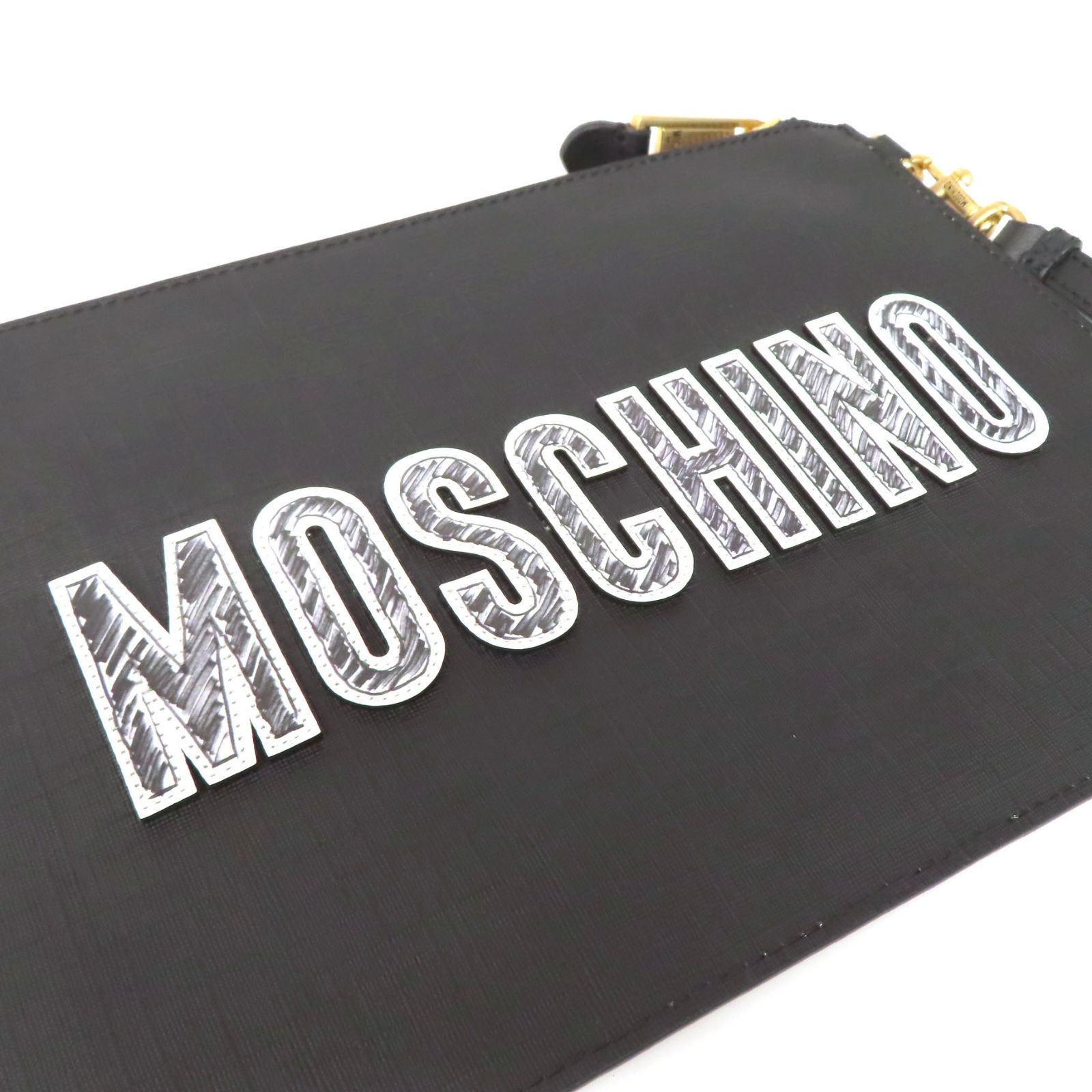 OF25112 新品同様 極美品 MOSCHINO モスキーノ クラッチバッグ