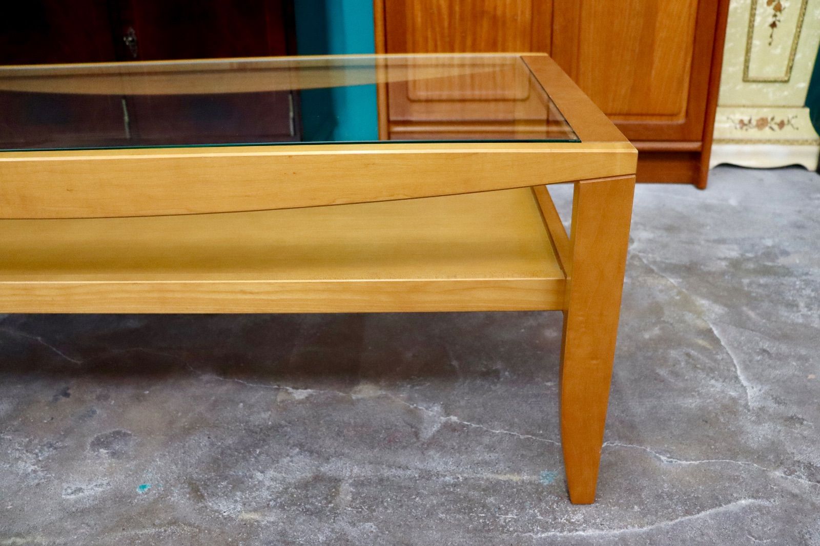 ガラステーブル 机