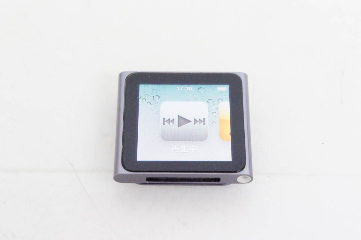 美品 Apple iPod nano 8GB グラファイトMC688J ソフトカバー付 美品
