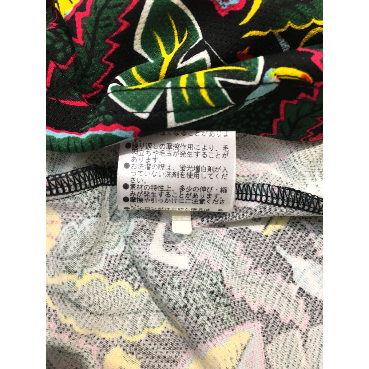 JACK BUNNY!! - coco 中古 ジャックバニー Jack Bunny!! メンズ 半袖ポロシャツ 4(M) 黒系 ブラック ボタンダウン 総柄 Jack Bunny!! 【超美品】ジャックバニー×パーマン 半袖
