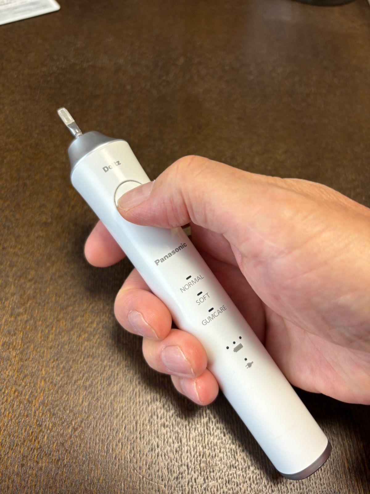  保証付き Panasonic Doltz 音波振動ハブラシ EW-DA 44 ホワイト 電動歯ブラシ本体 電動歯ブラシ