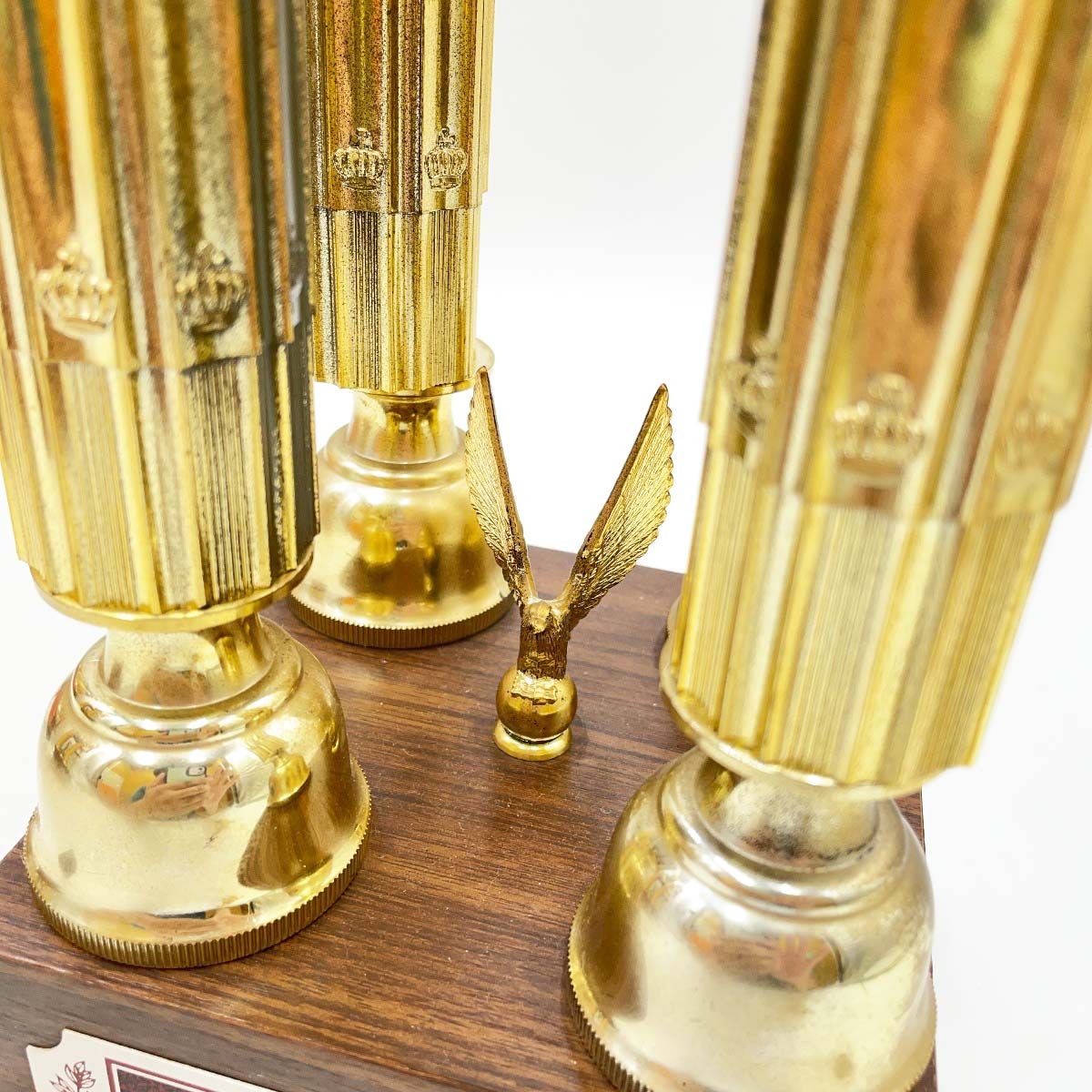 4点セット] 金沢競馬 トロフィー 調教師賞 1981年サラブレッド3歳優駿