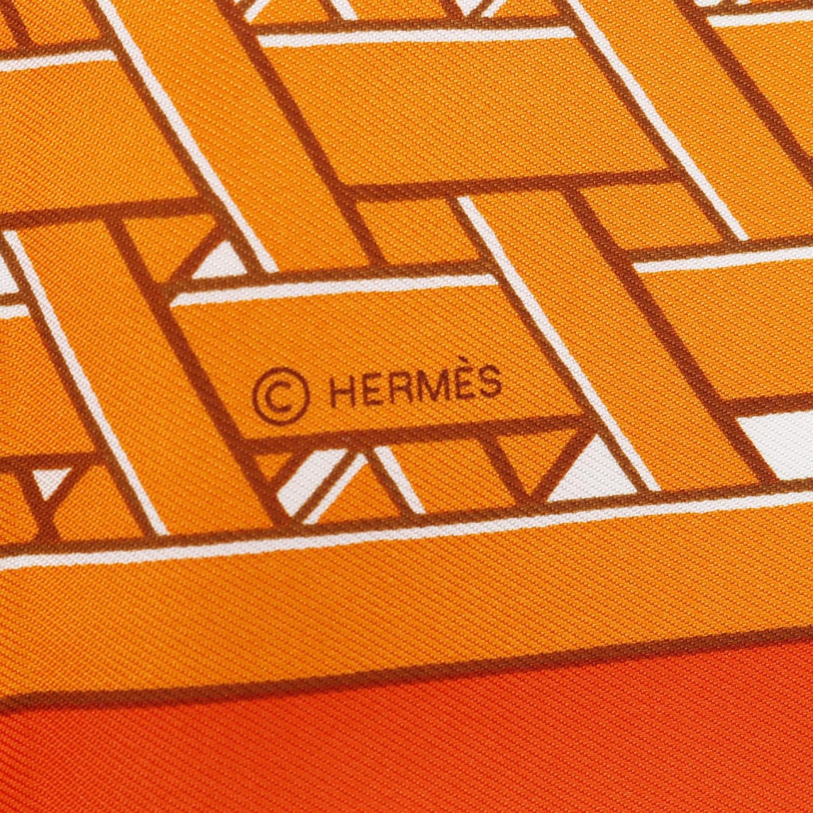 エルメス HERMES スカーフ カレ90 MASAN&MASAN シルク カレ90