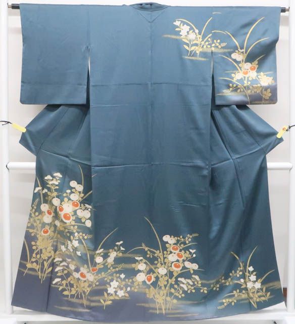 訪問着　フルセット　着物　正絹　松　金彩加工　G5 訪問着のみ〉着物 正絹 刺繍 金彩加工 えぃぶる Able 帯未仕立て