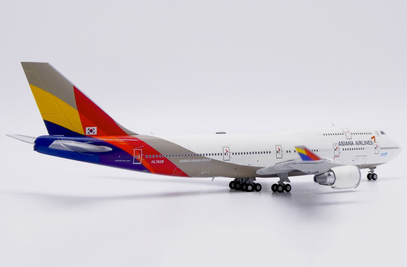 Jcwings アシアナ航空 747-400 HL7428 1/400 XX40221 - メルカリ