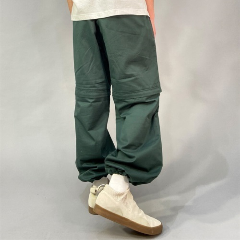 【ムラスポ公式】DICKIES ディッキーズ 限定 コンバーチブル ダブルニー シェフパンツ グリーン メンズ レディース