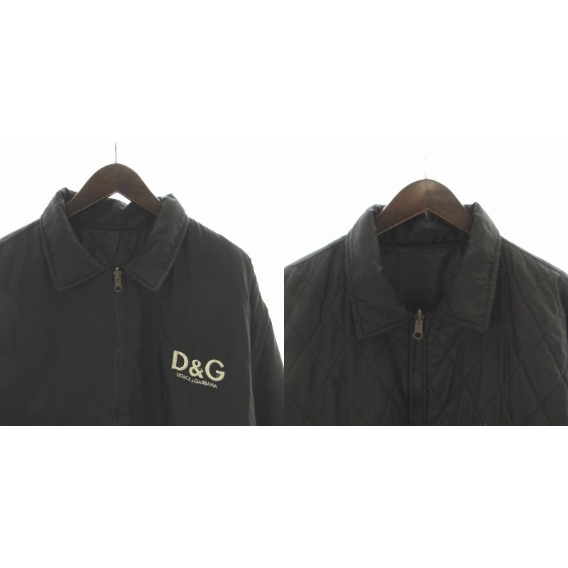 ドルチェu0026ガッバーナ　Du0026G ナイロンジャケット48 ジャンパー　プレートロゴ Du0026G ドルチェu0026ガッバーナ ブルゾン