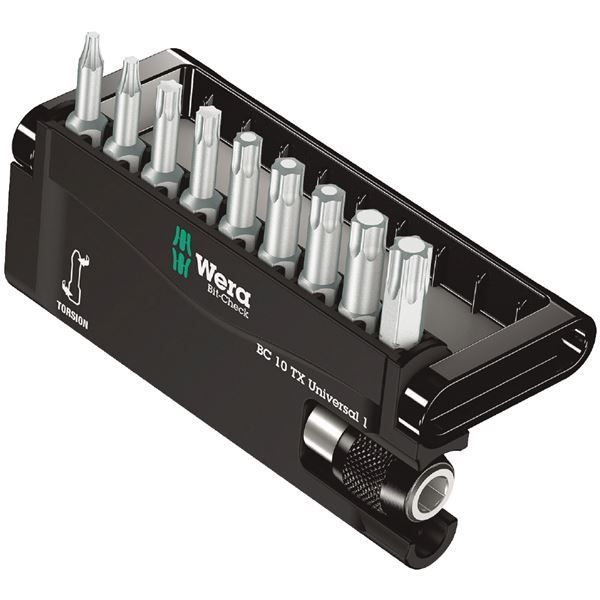 WERA ヴェラ 9本組 1|4HEX トルクスドライバービットセット 056164 工具 ツール DIY 作業工具 道具