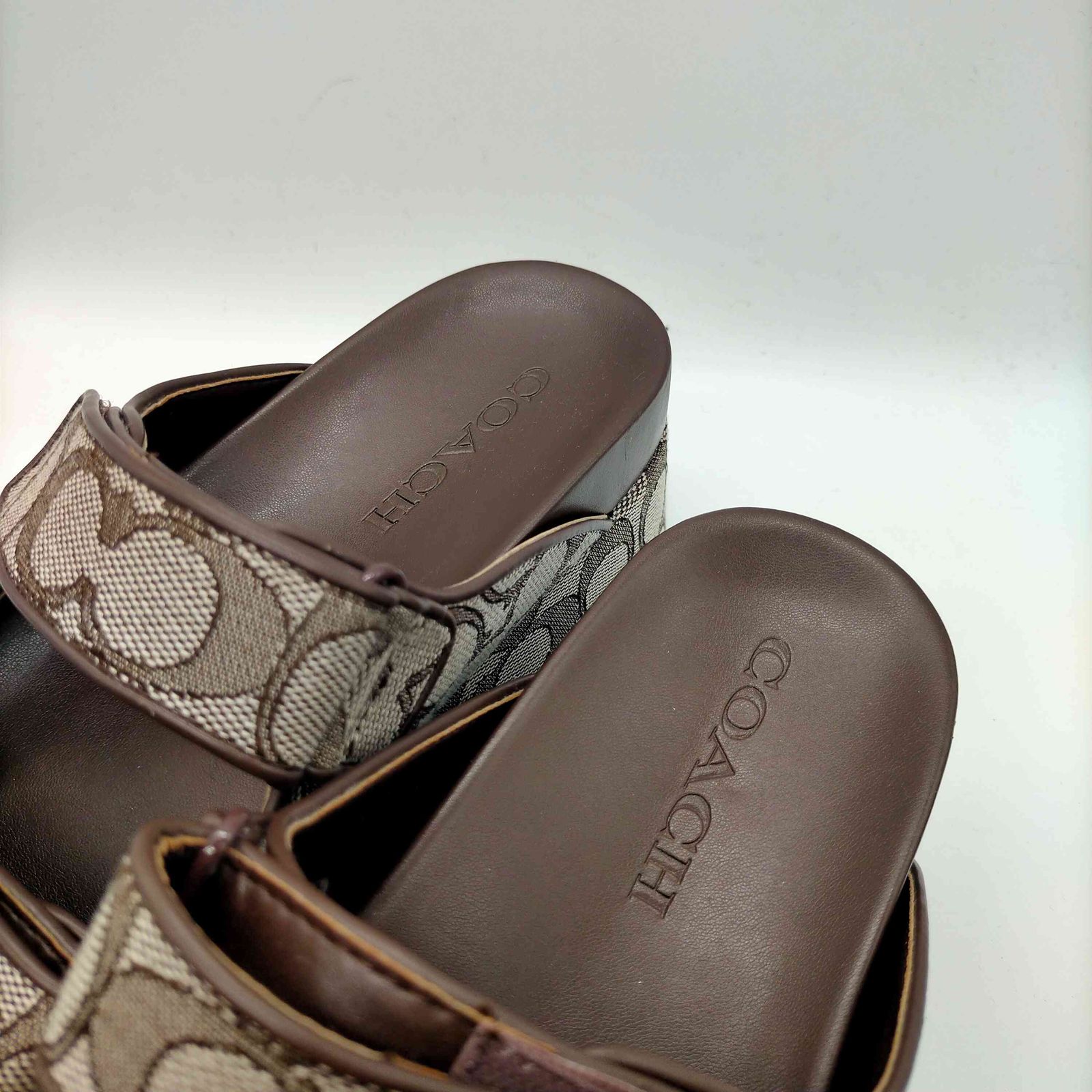 コーチ COACH ツー バンド プラットフォーム スライド