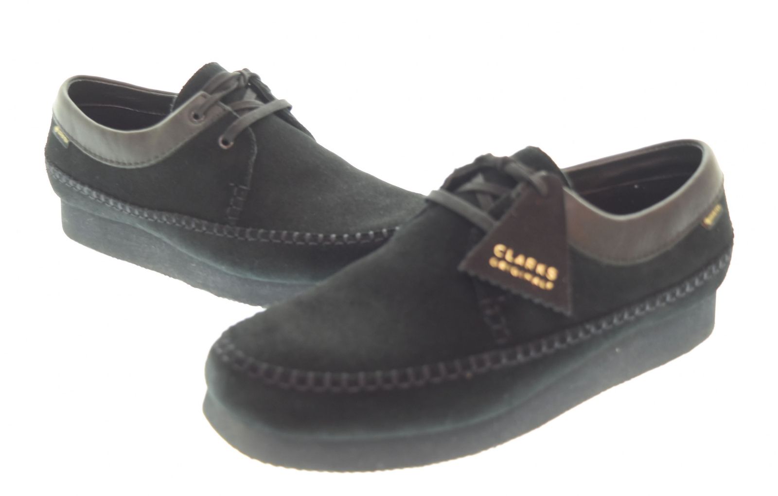 クラークス Clarks Weaver GTX GORE-TEX ゴアテックス ウィーバー スウェード シューズ ワラビー ブーツ 黒 11826 メンズ靴 スニーカー ブラック 25.5cm 103S-1029