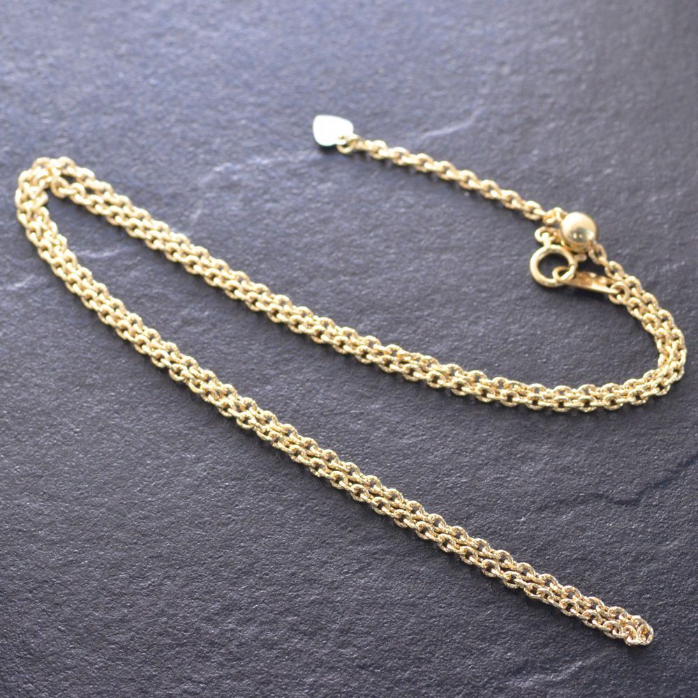 ネックレス チェーン メンズ メンズネックレス シンプル ネックレス メンズ 金 18金 チェーン ネックレス K18 ゴールド カットアズキ メンズ 50cm 2.0mm テクスチャ アクセサリーマート|メルカリShops店