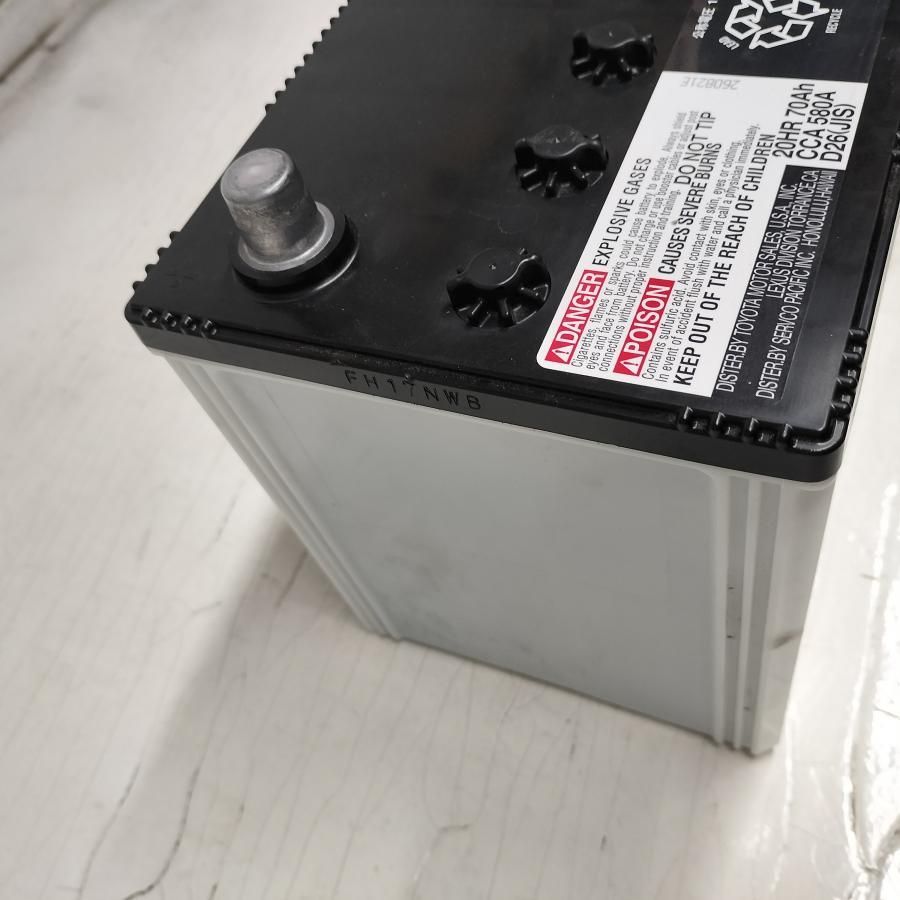 ◎ 80D26L-MF Panasonic レクサス メンテナスフリー 中古バッテリー パナソニック LEXUS D26 電圧 CCA良好