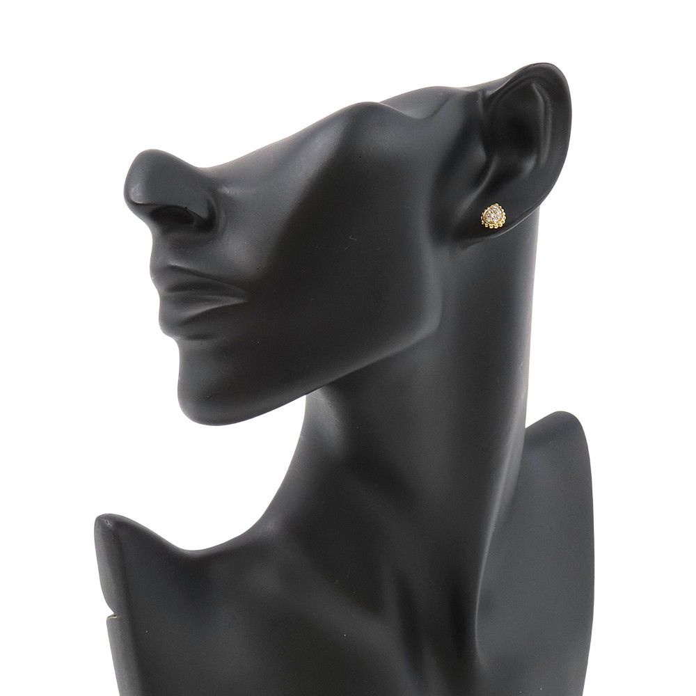 美品　ブシュロン セルパンボエム エクストラスモール ダイヤ ピアス　YG BOUCHERON Boucheron ブシュロン ピアス セルパンボエム