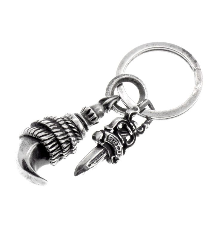 クロムハーツ CHROME HEARTS 【 CROW KEY RING 】 クロウ ダガー