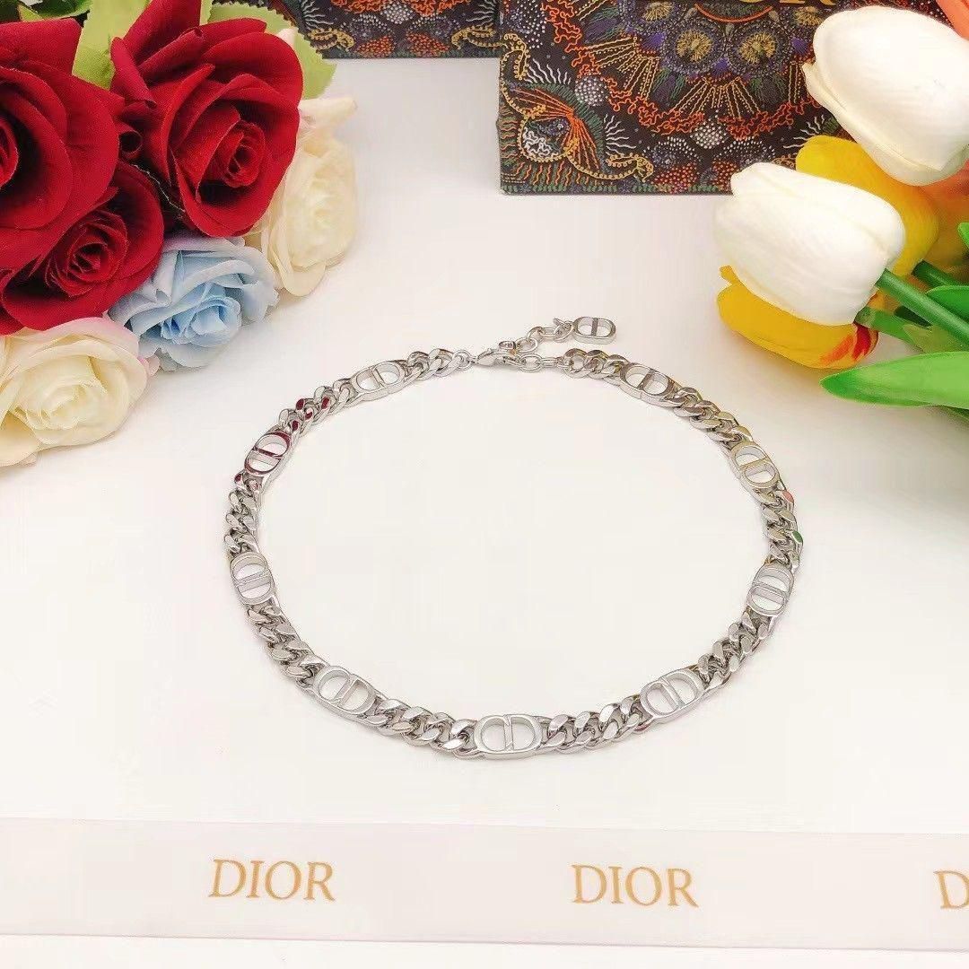 ディオール dior CD チェーン ネックレス シルバー メンズ 新品