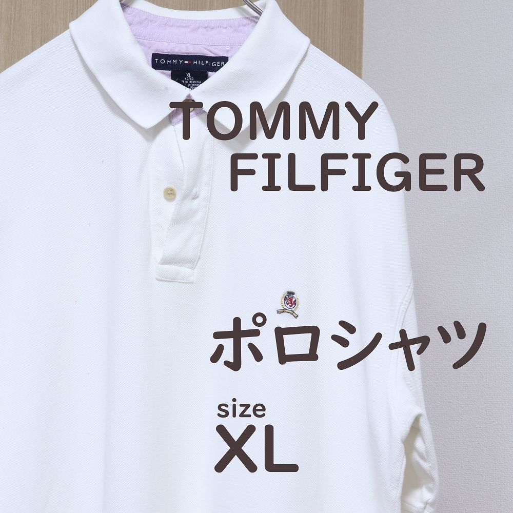 トミーヒルフィガー ポロシャツ サイズ XL