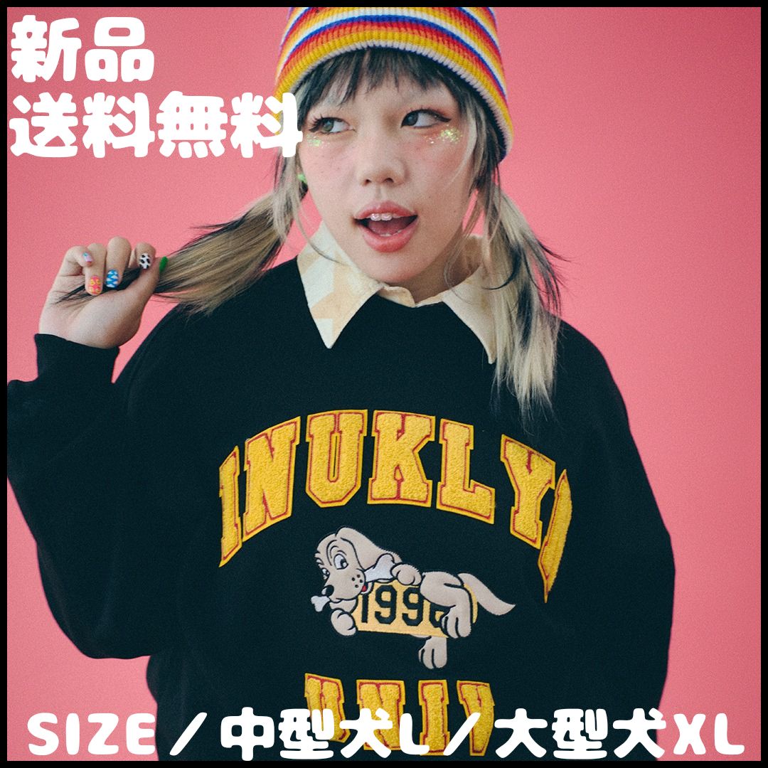 美品　GALFY モノグラム　トレーナー　スウェット　大型犬　XLサイズ GALFY／ガルフィー イヌックリンスウェット ストリート