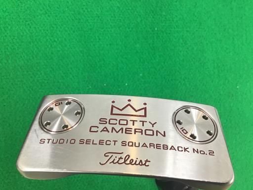 タイトリスト SCOTTY CAMERON STUDIO SELECT SQUAREBACK 2 35インチ パター PT スチール フレックスその他 メンズ 男性用 右利き 右用 Cランク ゴルフクラブ