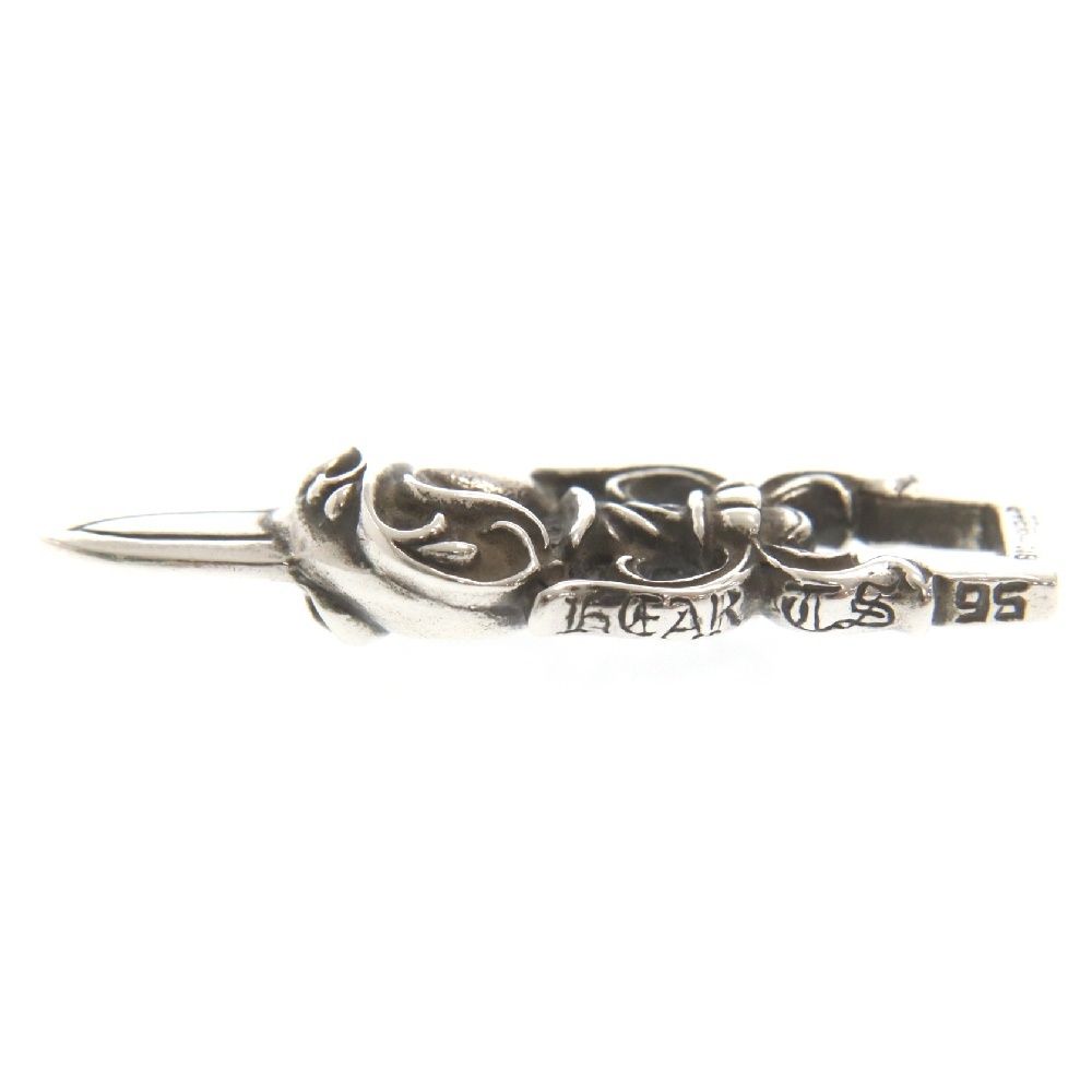 CHROME HEARTS (クロムハーツ) DAGGER HEART ダガーハート ペンダント シルバーネックレストップ