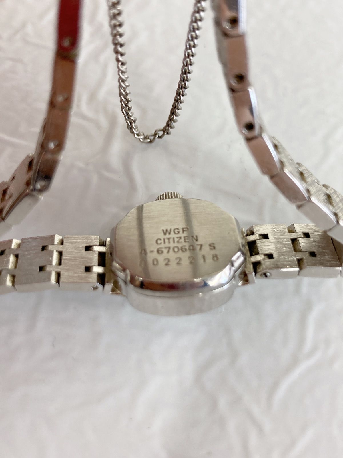 未使用品 CITIZEN シチズン ブレスレット型手巻時計 WGP張り 69年製 ○【不動品】CITIZEN シチズン ブレスレット型手巻時計 WGP張り
