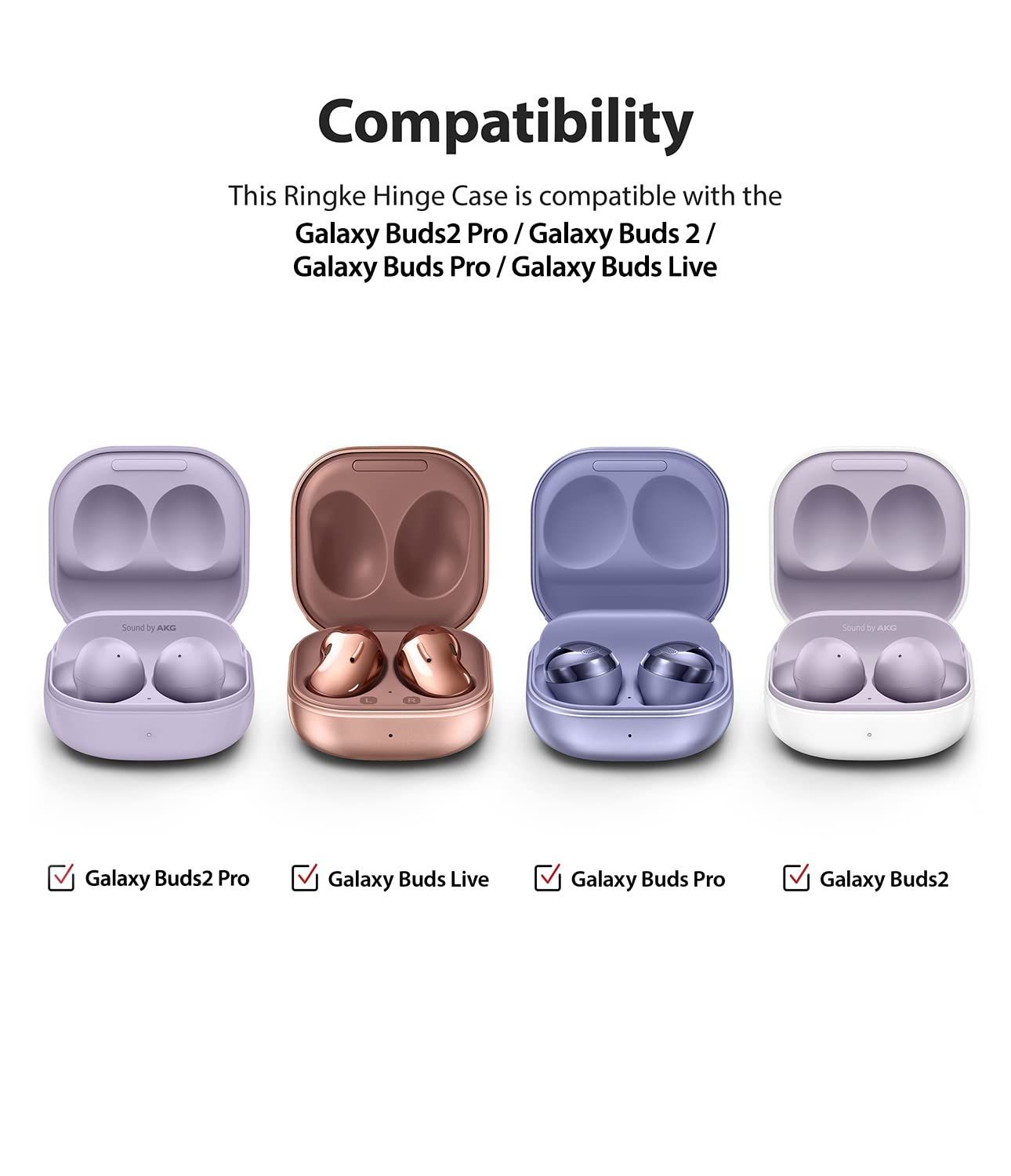 新着商品】Buds 2 ケース Galaxy Buds Pro ケース Galaxy Buds Live 【Ringke】Galaxy ケース ギャラクシー  バッズ プロ ライブ ブルートゥースワイヤレスイヤホン [カラビナ付き] 保護ケース イヤホン保護 - メルカリ