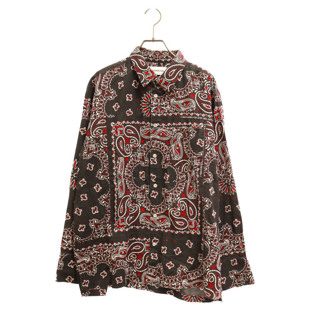 MIYAGI HIDETAKA (ミヤギヒデタカ) BANDANA Shirt バンダナシャツ 長袖