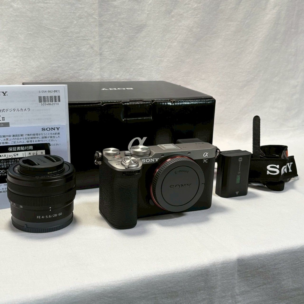 【極美品】SONY α7C ILCE-7C シャッター739回 α7C II ミラーレス一眼カメラ ブラック ILCE-7CM2 [ボディ単体