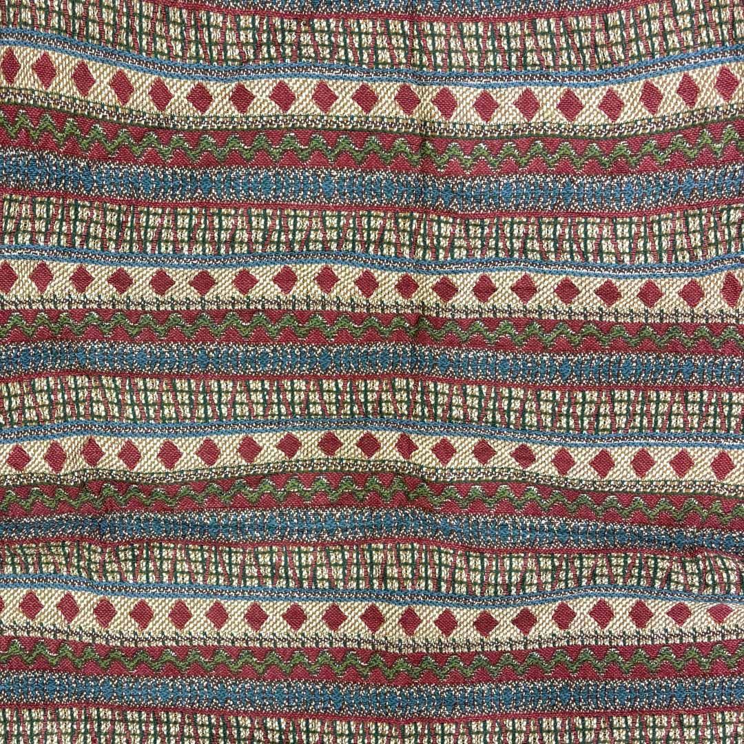 USED USA古着 メキシカンラグ 正方形 緑 ネイティブ柄 vintage USED USA古着 メキシカンラグ 正方形 緑 ネイティブ柄 vintage