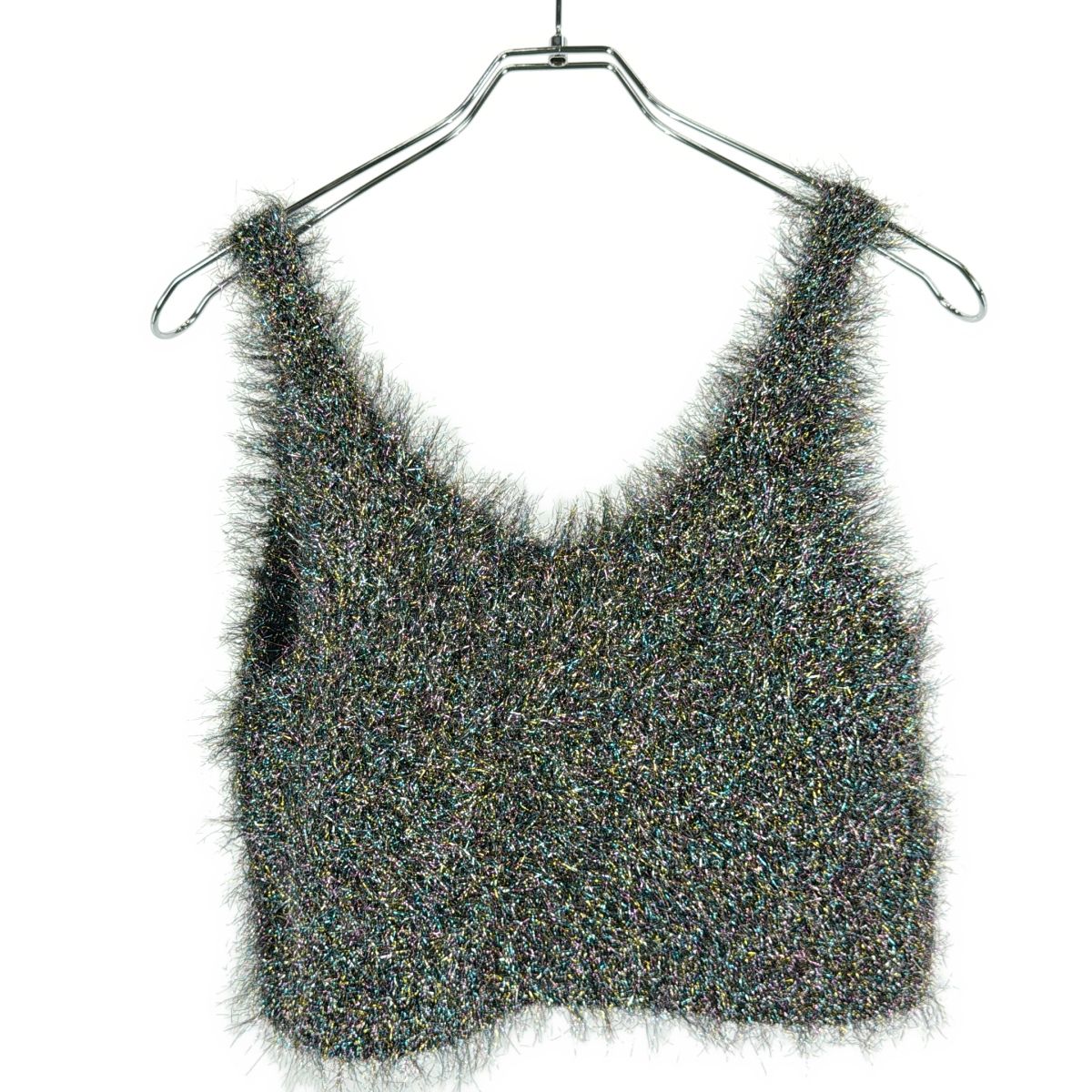sara mallika サラ マリカ 24AW SHINY FLUFFY KNIT CAMI シャイニー 
