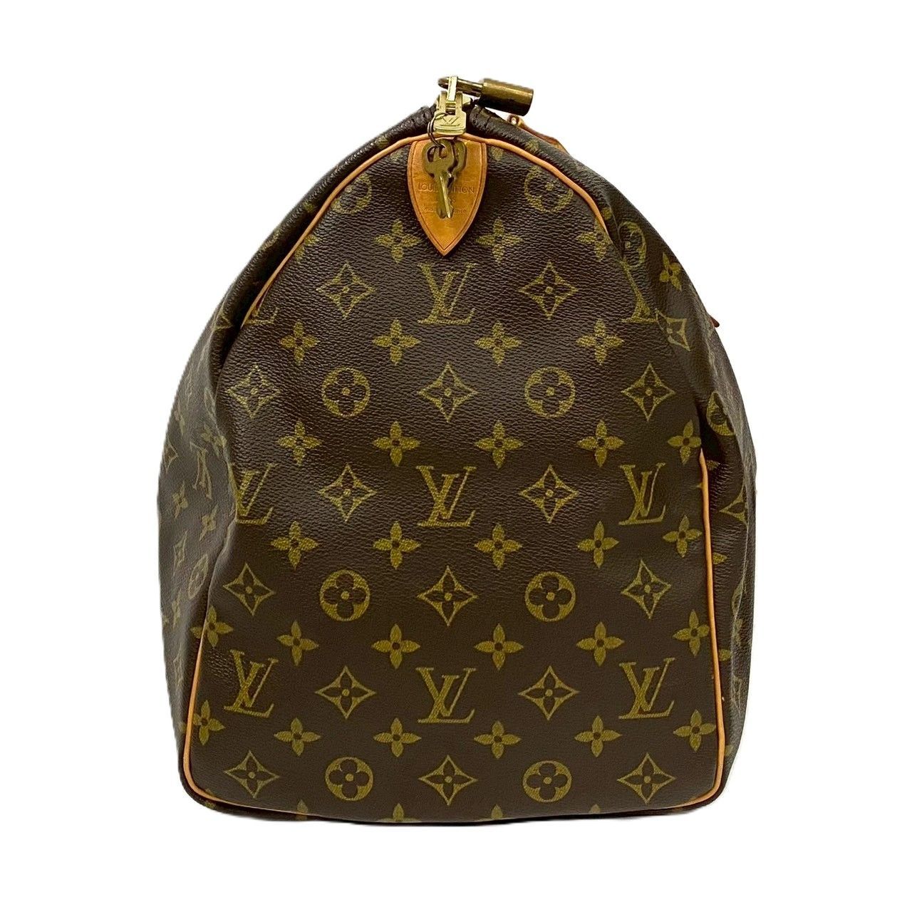 鑑定済✨ルイヴィトン モノグラム キーポル50 SD ネームタグ LOUIS VUITTON】キーポル 50 モノグラム パドロック ポワニエ